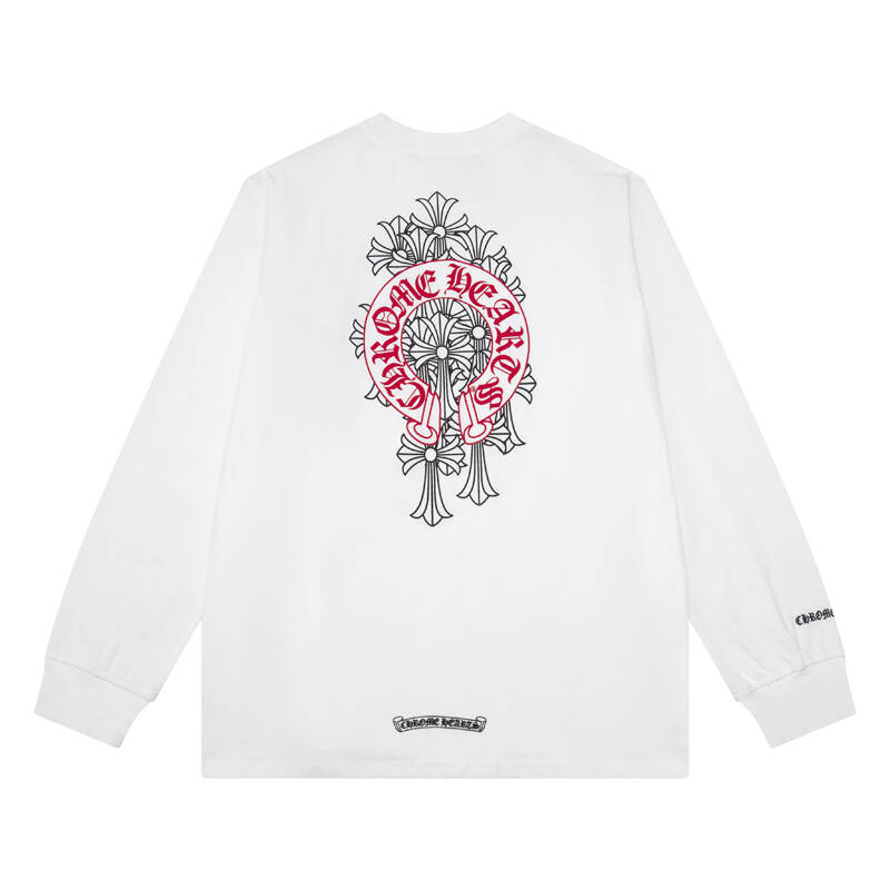 CHROME-HEARTS Men's Long-Sleeve T-shirt Sweatshirt K8006