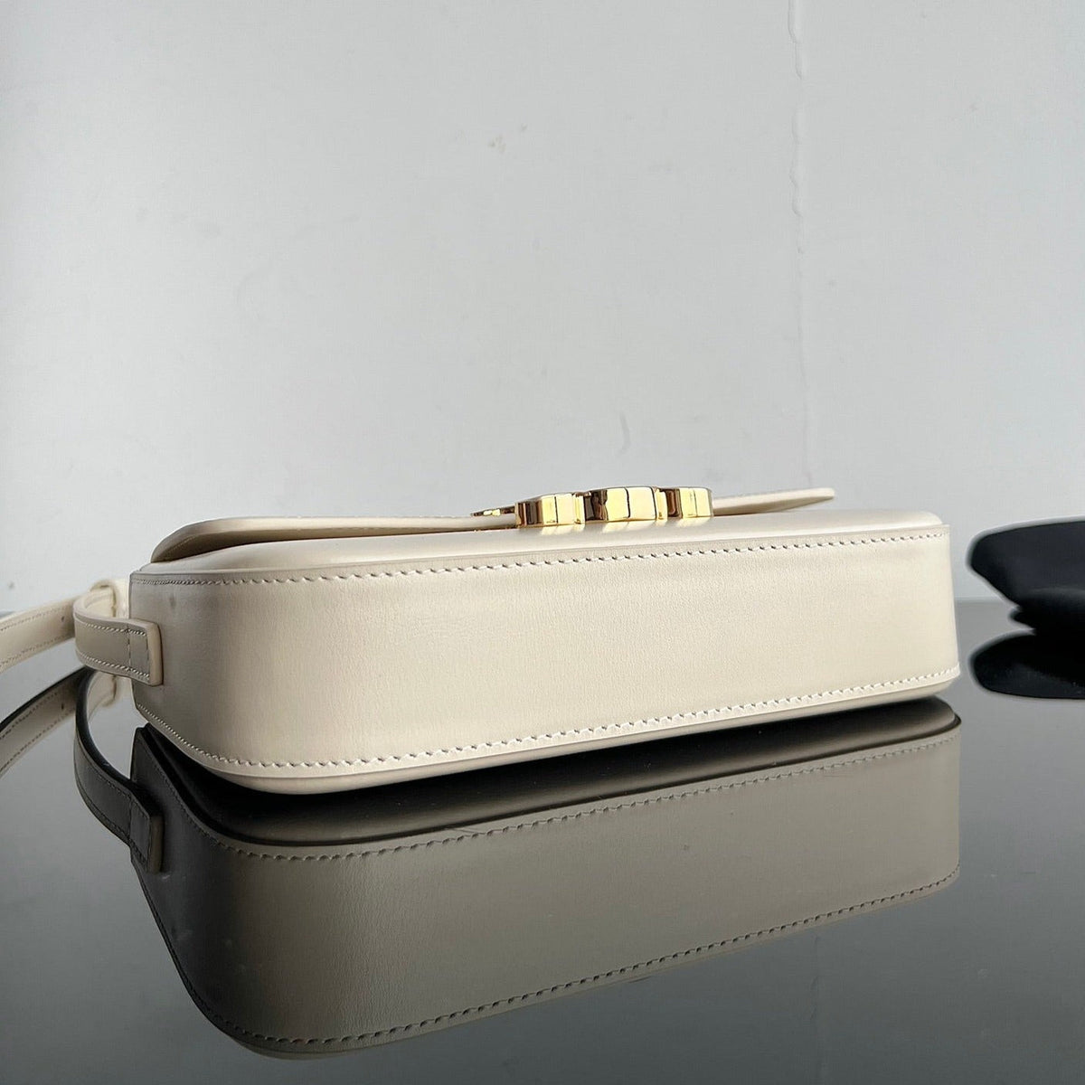 CELINE TRIOMPHE 20 WHITE CREAM CALFSKIN