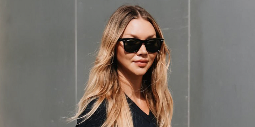 Ray-Ban Wayfarer 2140 901 Black - As Seen On Leonardo DiCaprio & Hailey Bieber