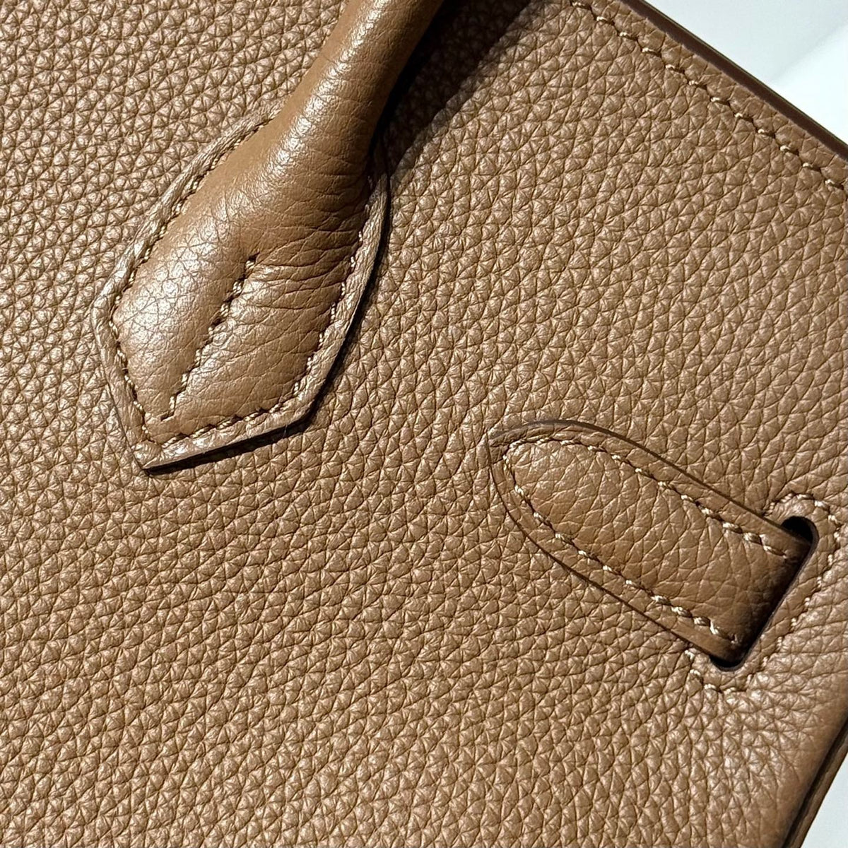 HERMES 25S  BIRKIN 30 IN COFFEE CALFSKIN GOLD HARDWARE